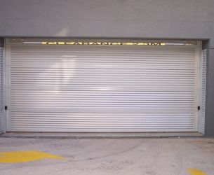 Aluminium Panel Lift Doors 006 Louvers 65x16mm